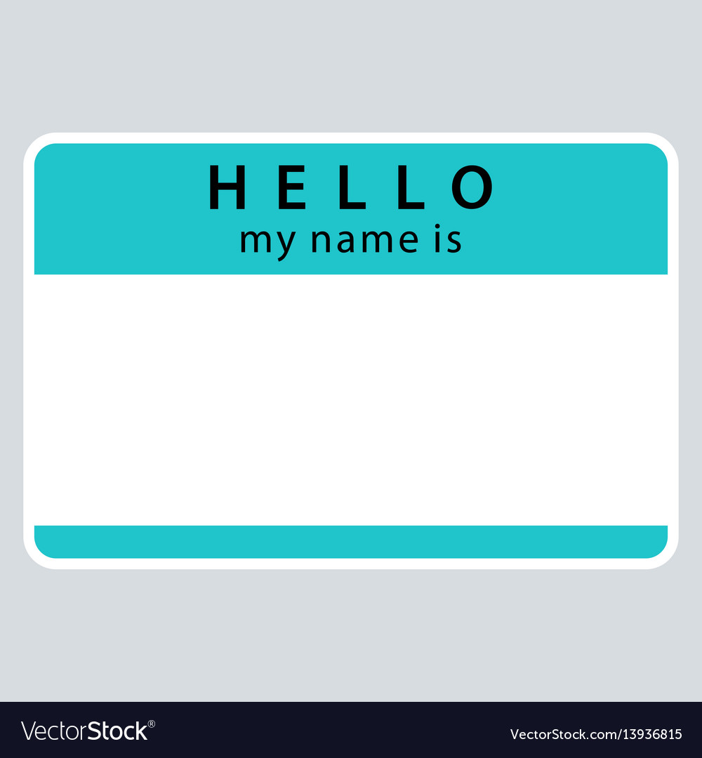 Detail Vector Name Tag Nomer 23