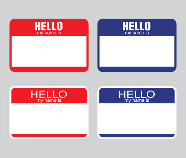 Detail Vector Name Tag Nomer 25