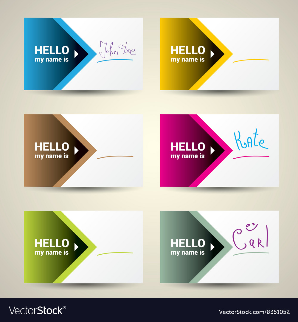 Detail Vector Name Tag Nomer 29