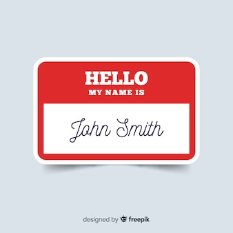 Detail Vector Name Tag Nomer 33