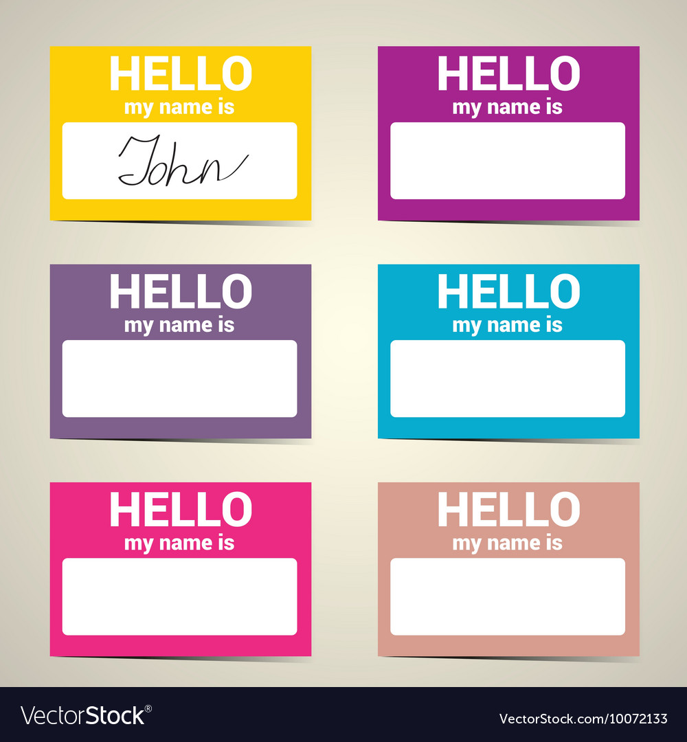 Detail Vector Name Tag Nomer 48