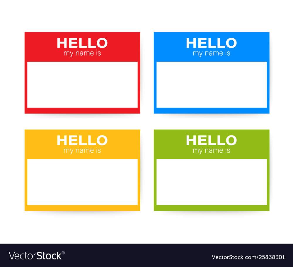 Detail Vector Name Tag Nomer 50