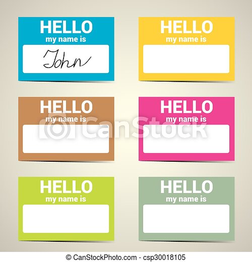 Detail Vector Name Tag Nomer 55