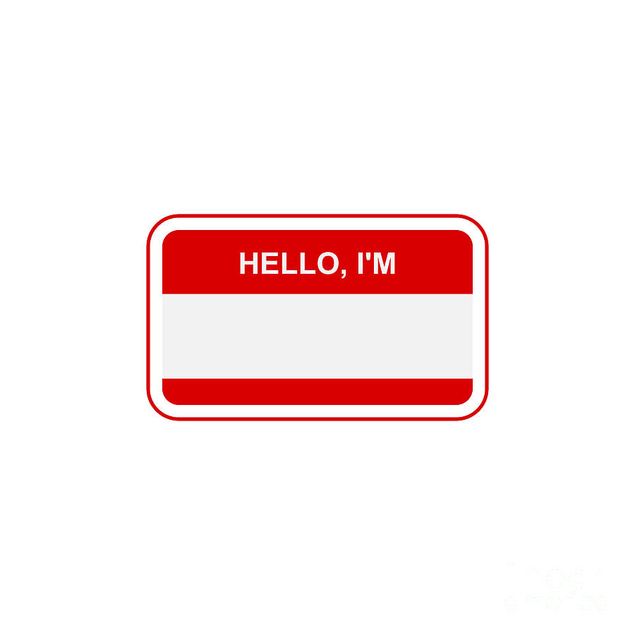Detail Vector Name Tag Nomer 10