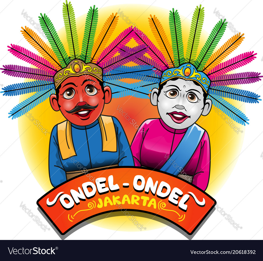 Detail Vector Ondel Ondel Nomer 2