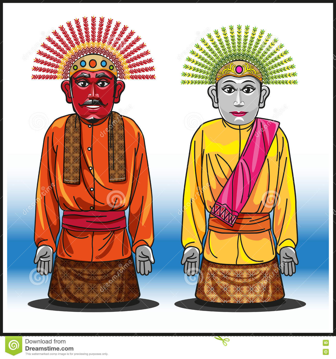 Detail Vector Ondel Ondel Nomer 15