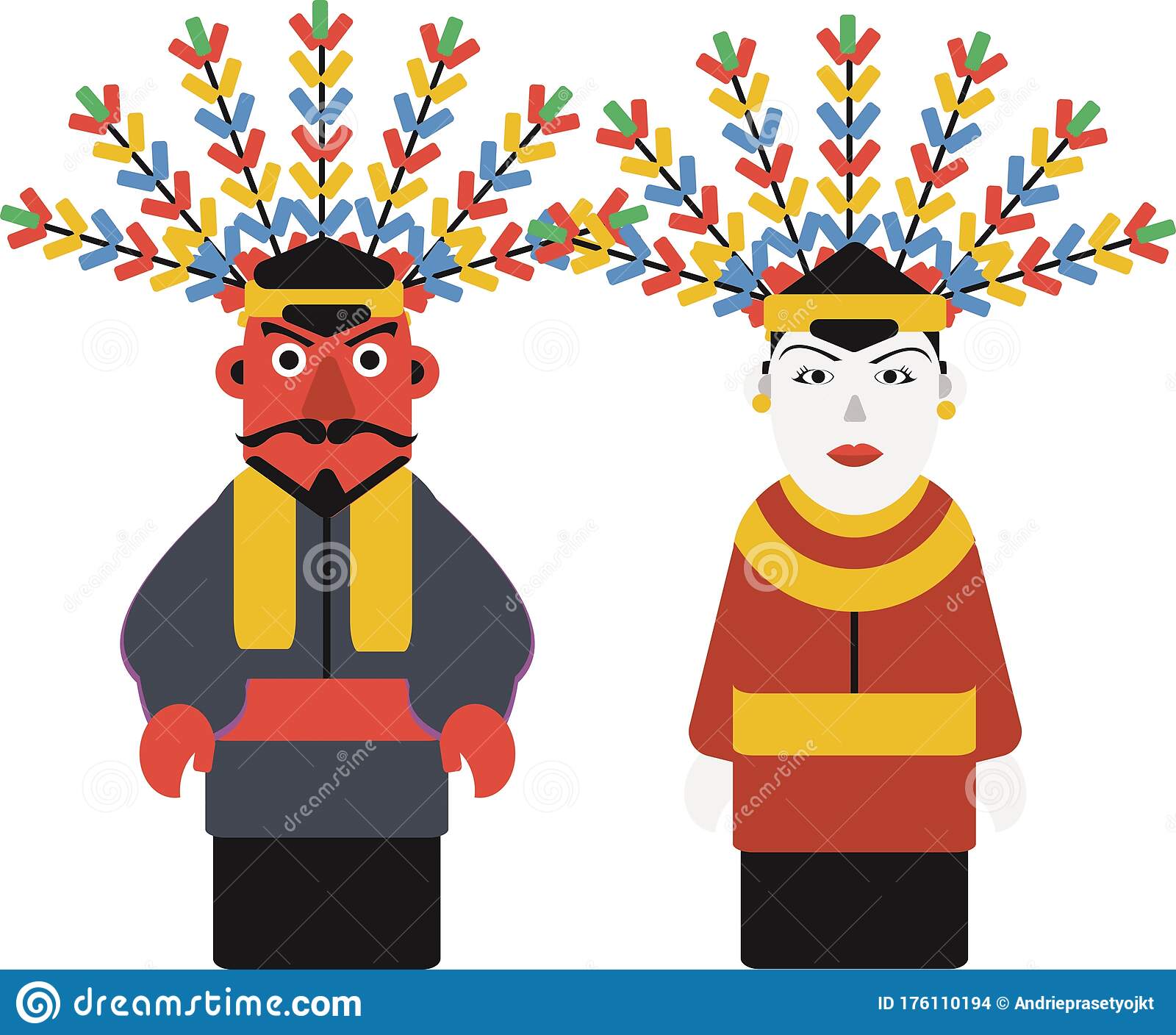 Detail Vector Ondel Ondel Nomer 3