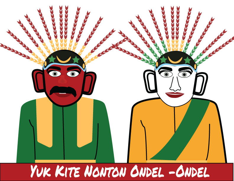 Detail Vector Ondel Ondel Nomer 32