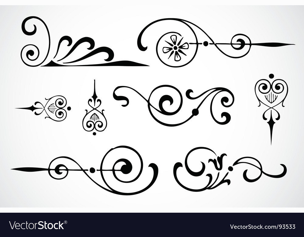 Detail Vector Ornaments Nomer 3