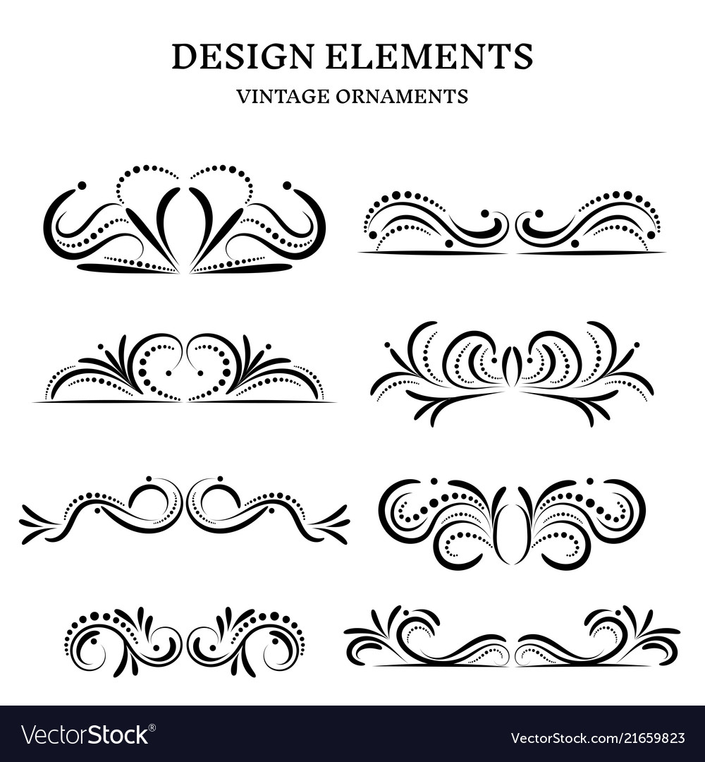 Detail Vector Ornaments Nomer 23