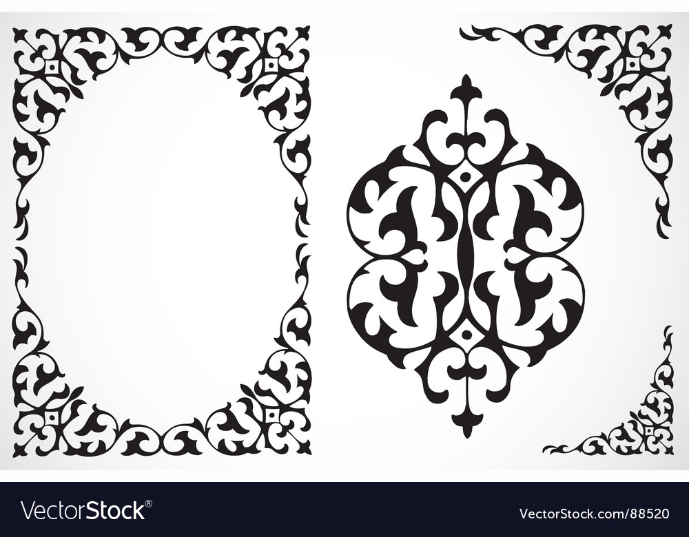 Detail Vector Ornaments Nomer 26