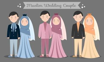Detail Vector Pasangan Muslim Nomer 9