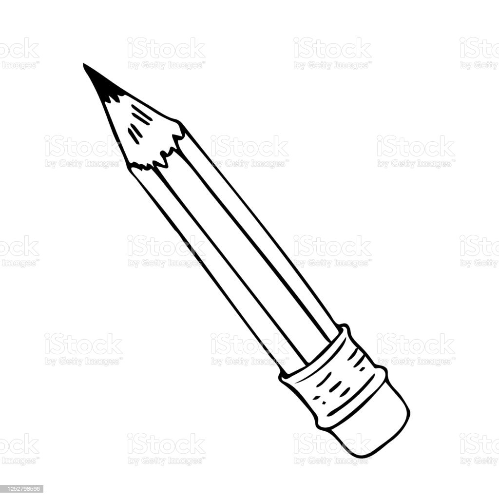 Detail Vector Pensil Nomer 42