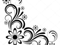 Detail Vector Pojok Nomer 19