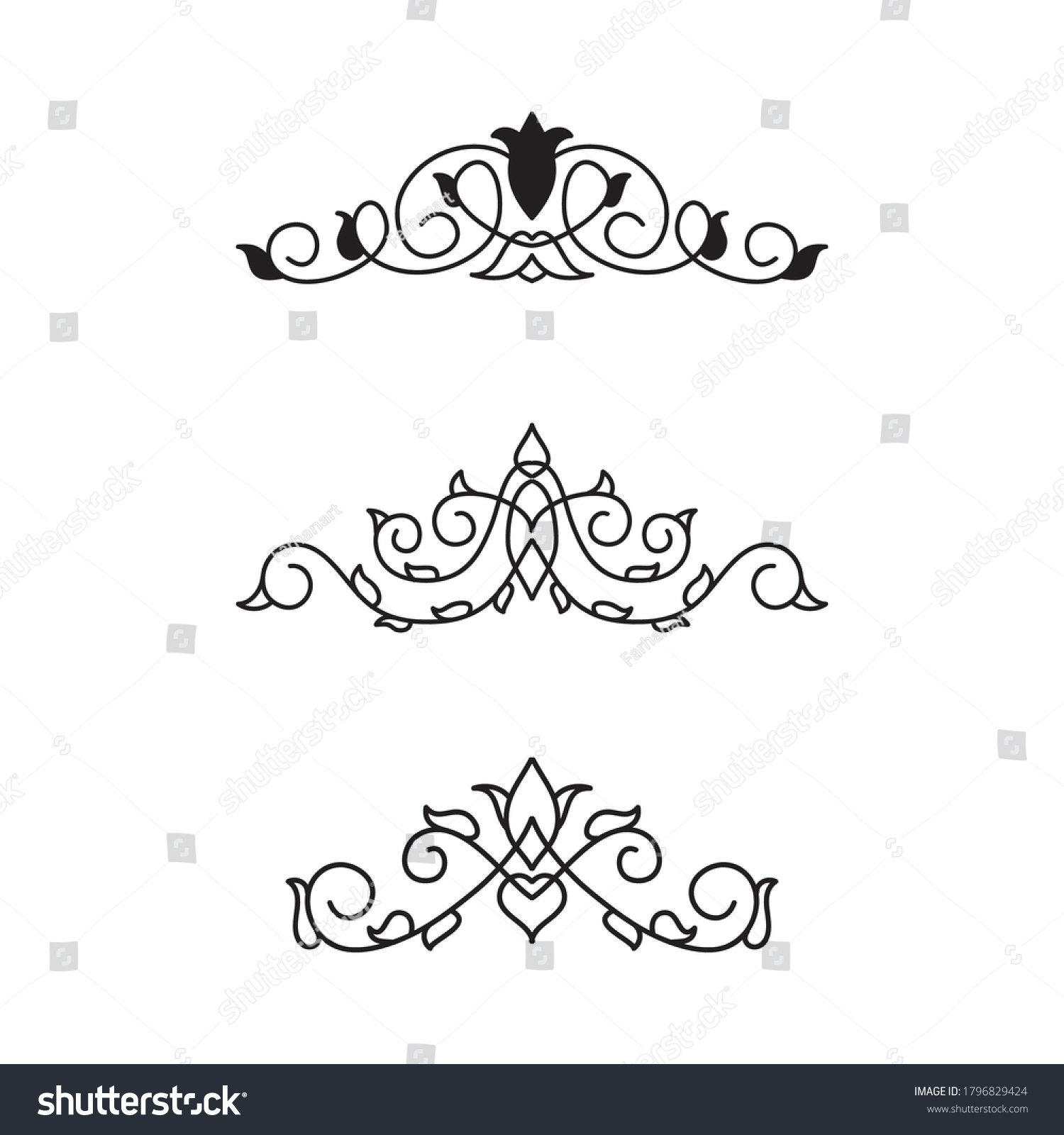 Detail Vector Pojok Nomer 23