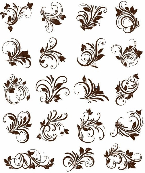 Detail Vector Pojok Nomer 24