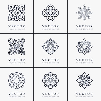 Detail Vector Pojok Nomer 30