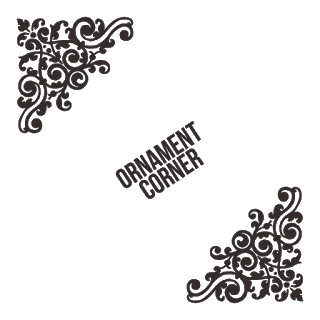 Detail Vector Pojok Nomer 6