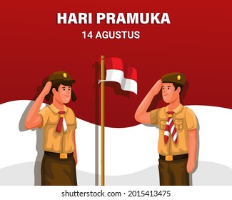 Detail Vector Pramuka Nomer 16