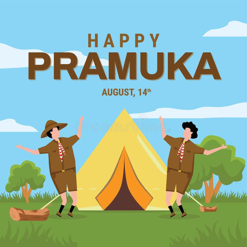 Detail Vector Pramuka Nomer 19