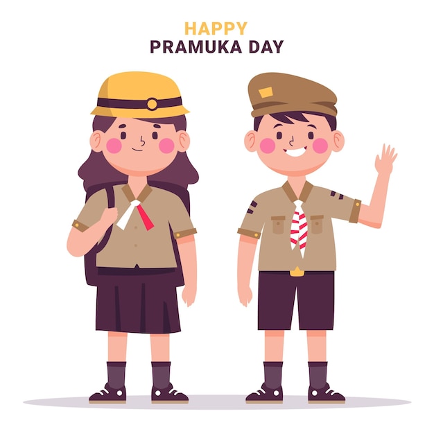 Detail Vector Pramuka Nomer 24
