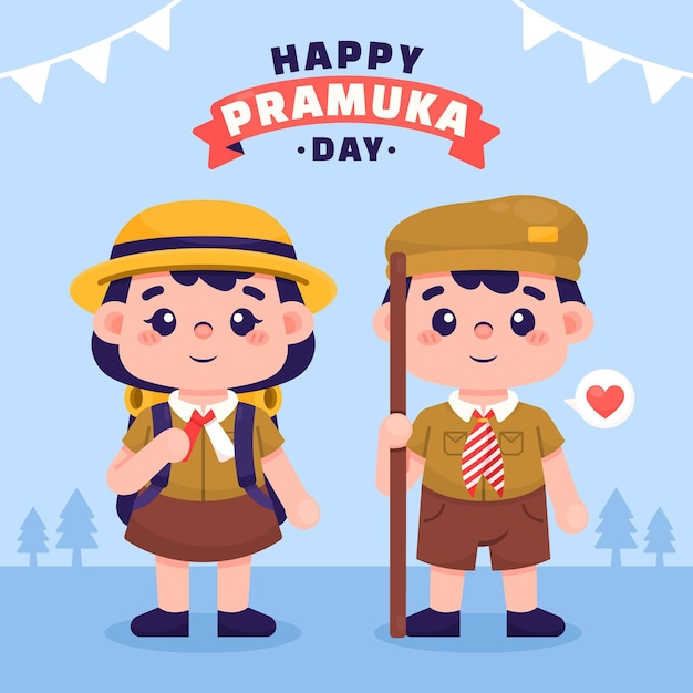Detail Vector Pramuka Nomer 29