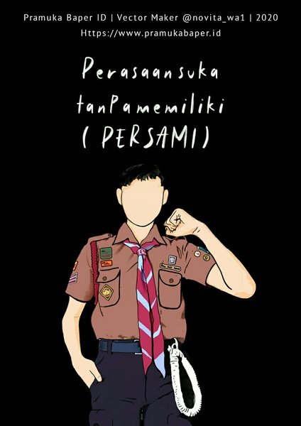 Detail Vector Pramuka Nomer 37