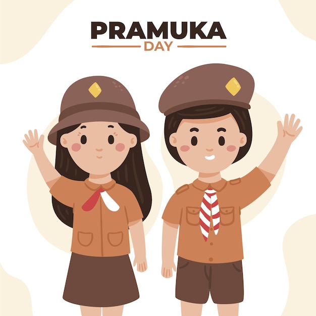 Detail Vector Pramuka Nomer 5
