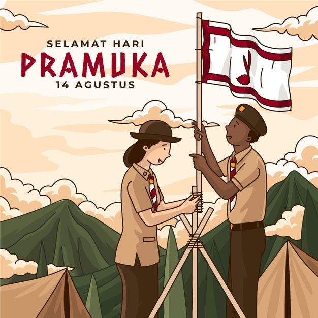 Detail Vector Pramuka Nomer 47