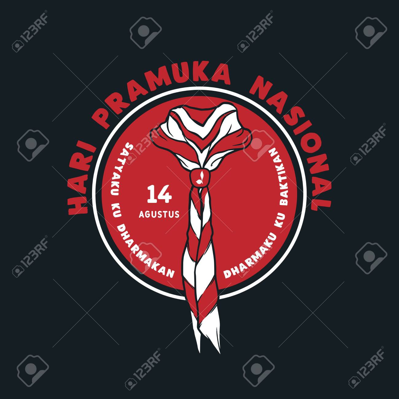 Detail Vector Pramuka Nomer 51