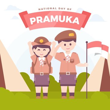 Detail Vector Pramuka Nomer 52