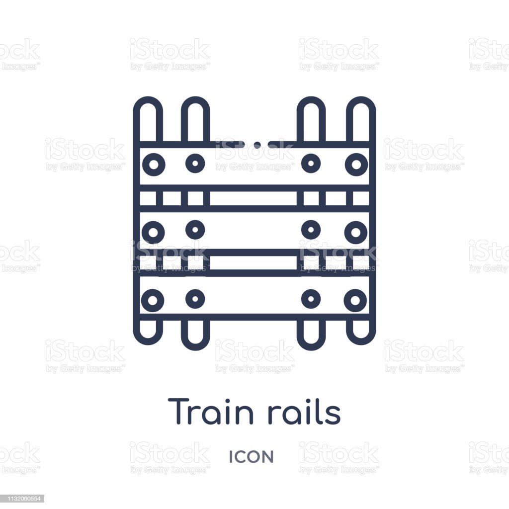 Detail Vector Rel Kereta Api Nomer 25