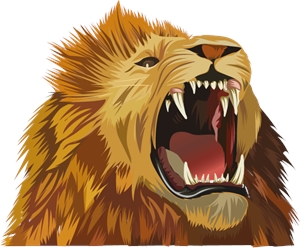 Detail Vector Singa Nomer 11