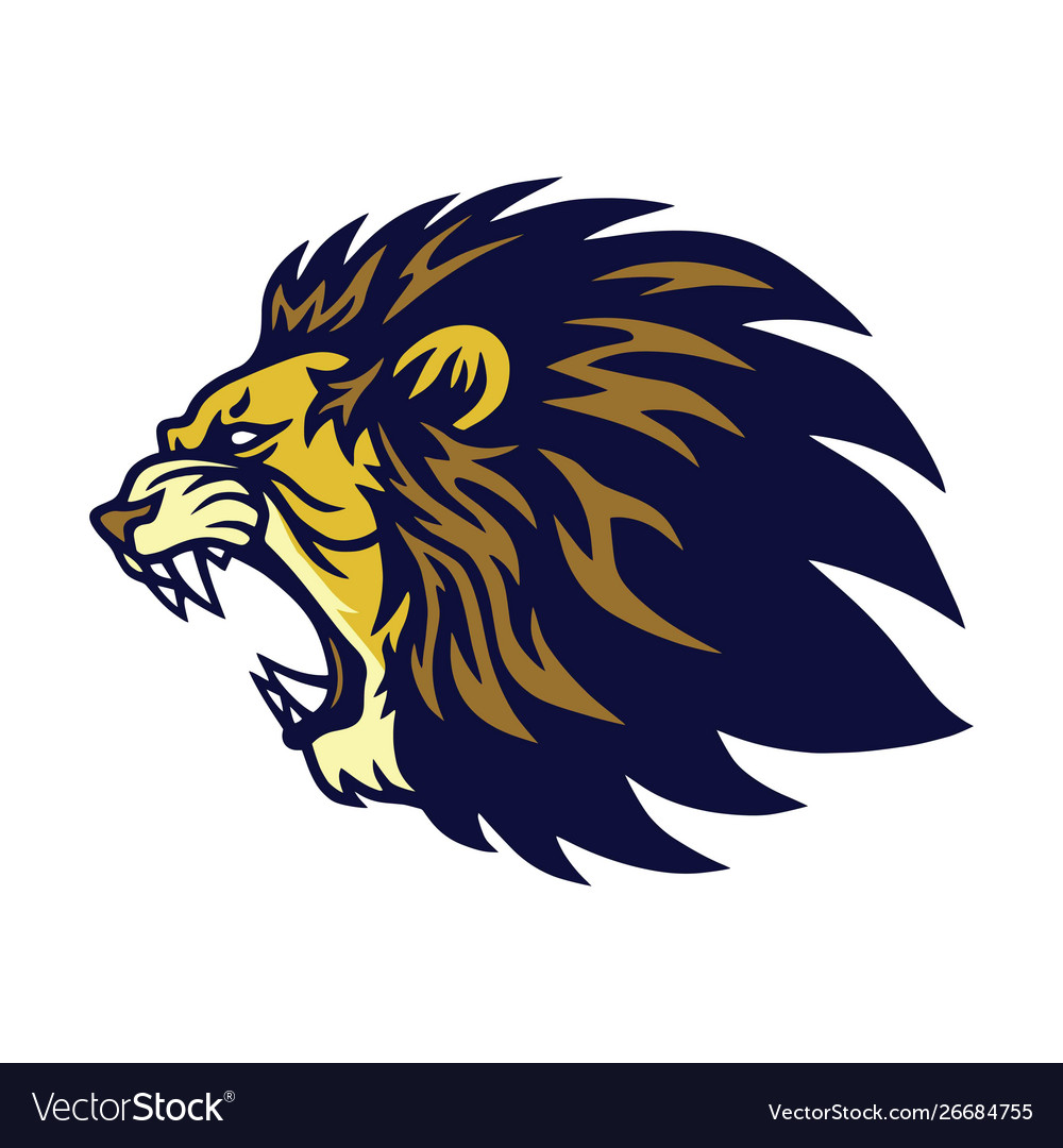 Detail Vector Singa Nomer 6