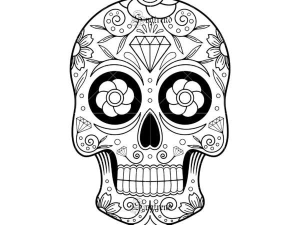 Detail Vector Skull Png Nomer 54