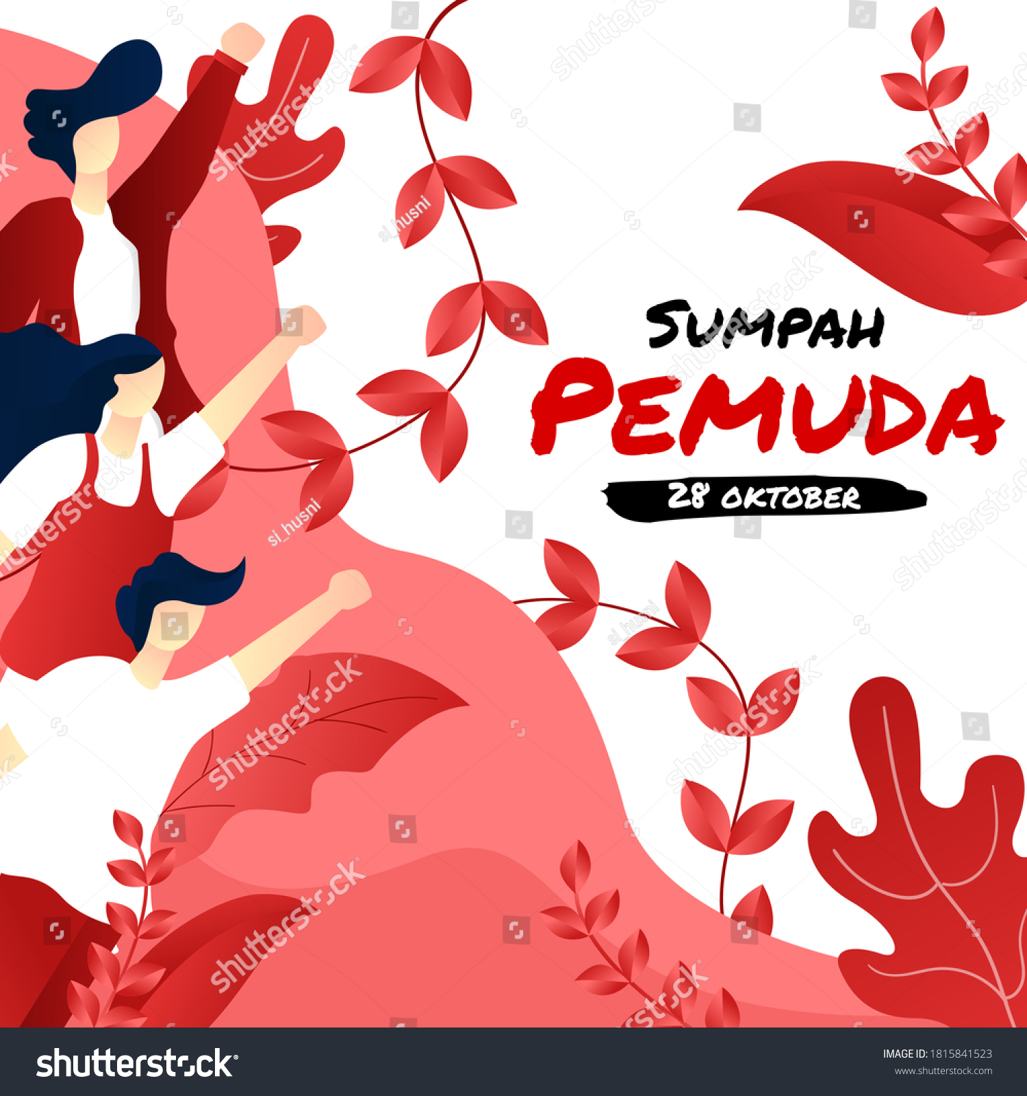 Detail Vector Sumpah Pemuda Nomer 14