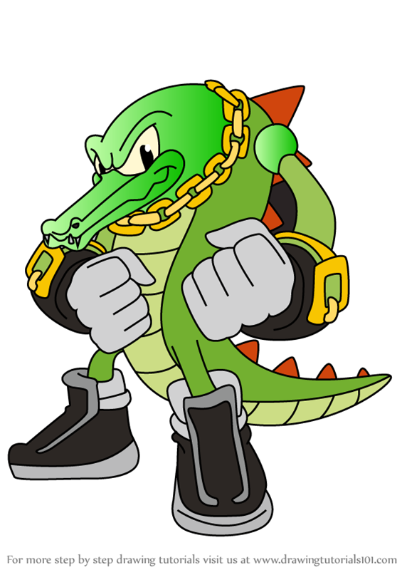 Detail Vector The Crocodile Sonic Nomer 37