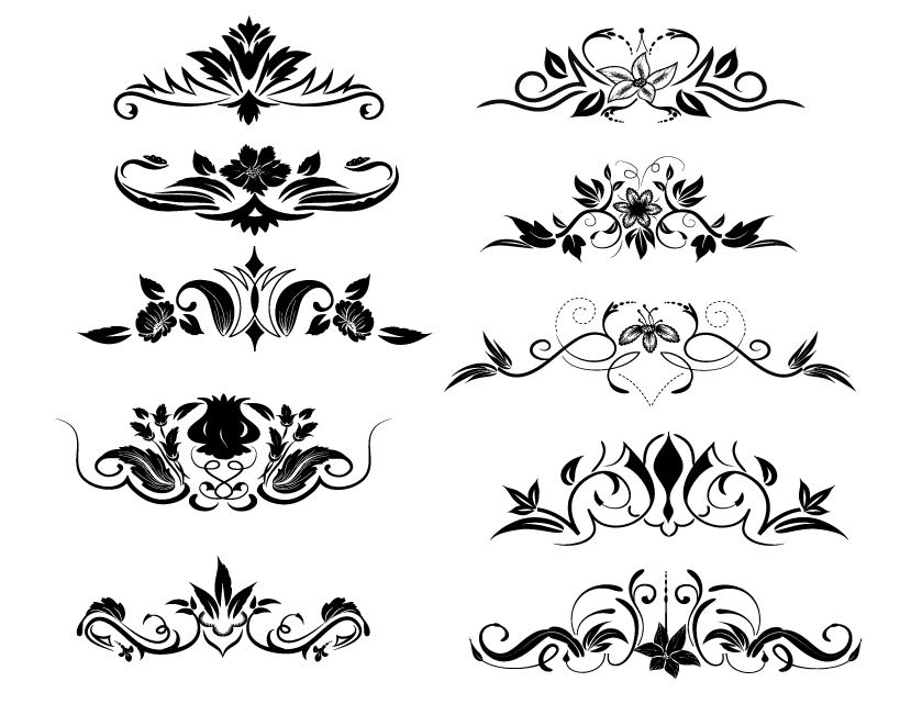 Detail Vector Ukiran Nomer 15
