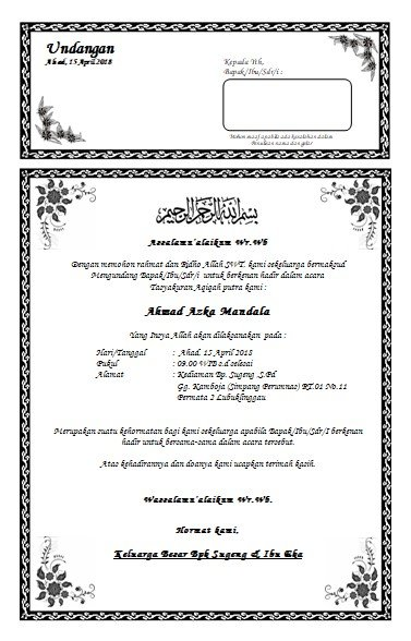 Detail Vector Undangan Aqiqah Corel Draw Nomer 54