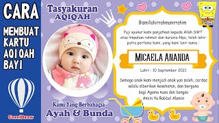 Detail Vector Undangan Aqiqah Corel Draw Nomer 56