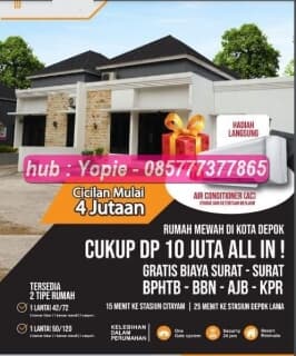 Detail Rumah Dp Murah Di Depok Nomer 15