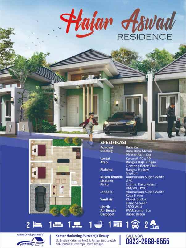 Detail Rumah Duduk Jendela Grc Nomer 51