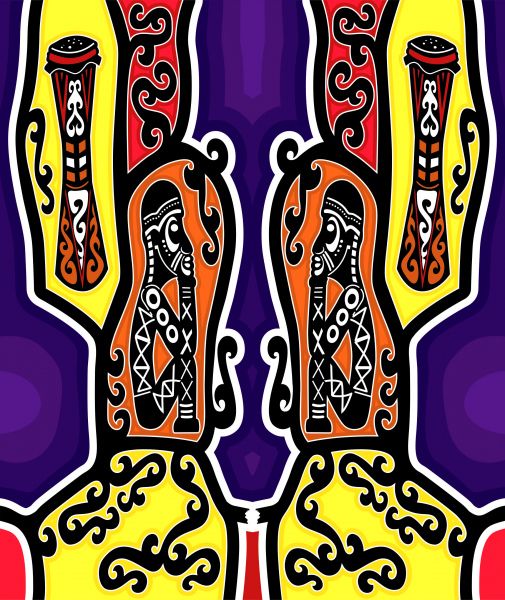Detail Vector Undangan Batik Nomer 45