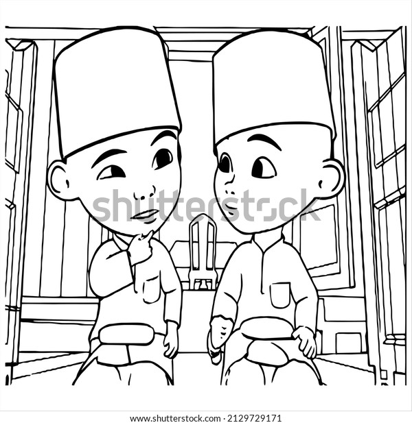 Detail Vector Upin Ipin Nomer 53