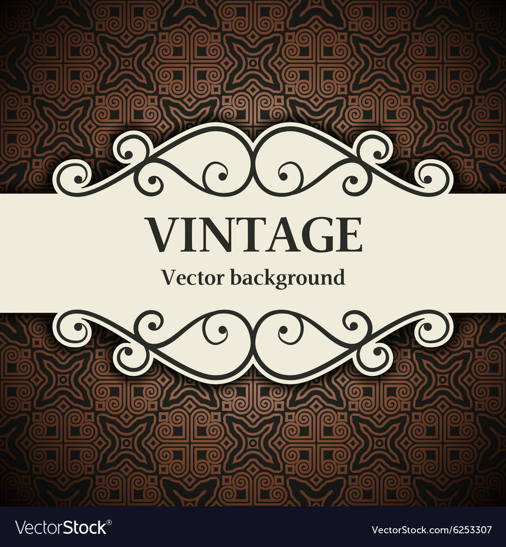 Detail Vector Vintage Background Nomer 16