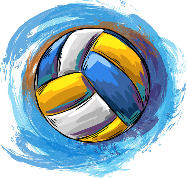 Detail Vector Volleyball Clipart Nomer 27