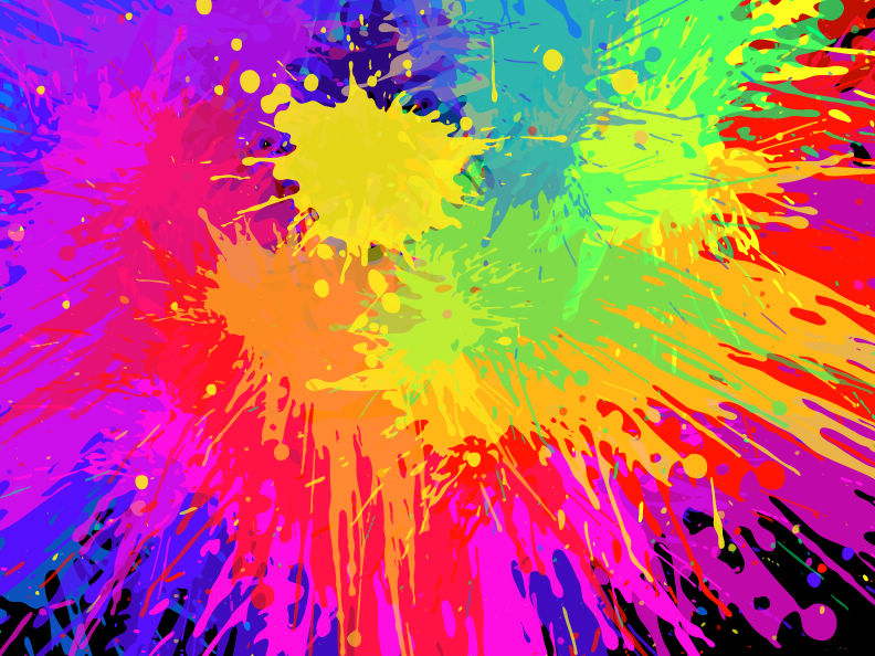 Detail Vector Warna Warni Nomer 4