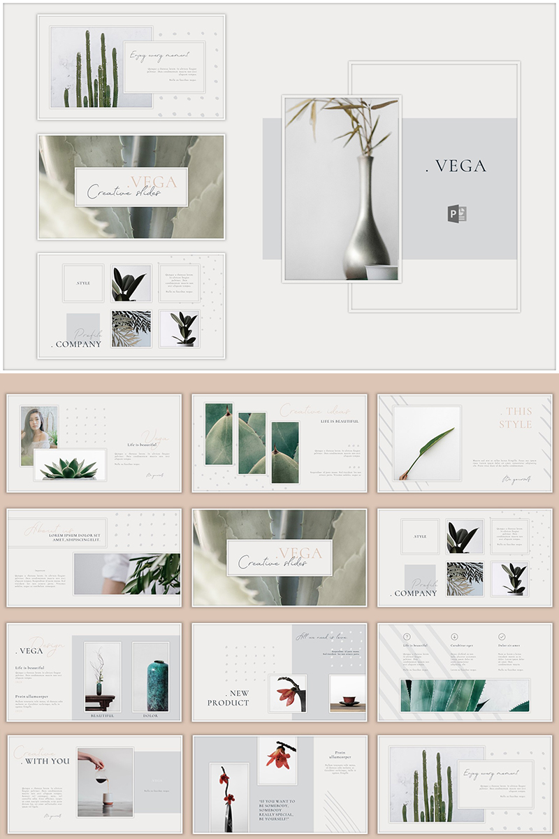 Detail Vega Powerpoint Template Nomer 12