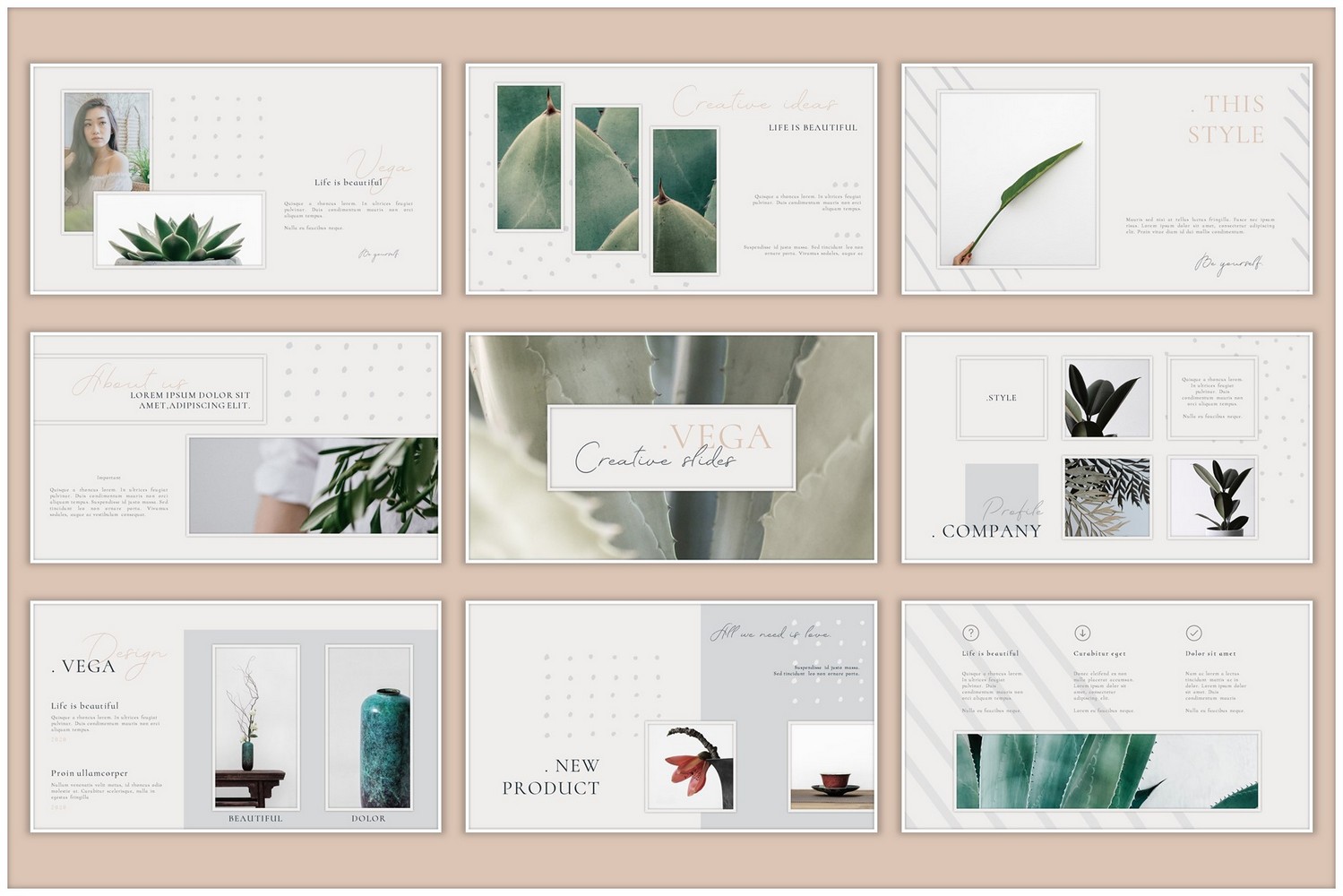 Detail Vega Powerpoint Template Nomer 15