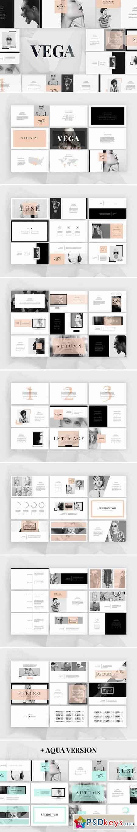 Detail Vega Powerpoint Template Nomer 45